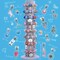Charm Bracelet Making Kit – 72-Piece Mermaid & Unicorn Jewelry Craft Set for Girls Aged 5-12
